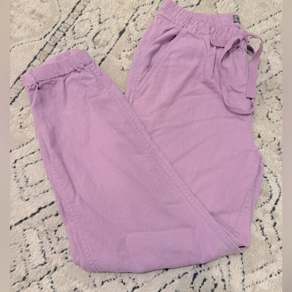 J. Crew linen point sur seaside pant size 0